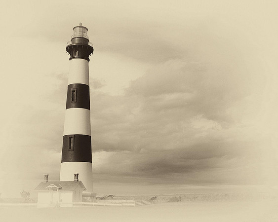 Lighthouse Outer Banks North Carolina BW